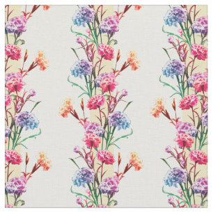 Elegant bloempatroon Cute licht mooi anjer Stof