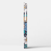 Elegant bloempatroon in kleine handtekenbloem. Case-Mate iPhone case (Achterkant / Links)