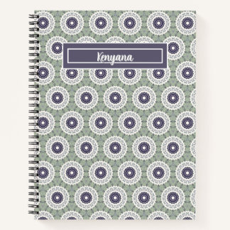 Elegant Bloempatroon: Minimalistische Bloem Notitieboek