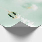 Elegant Bloemprint Inpakpapier (Hoek)