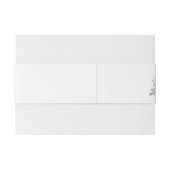 Elegant bloemstuk Waterverf kunst Uitnodigingen Wikkel (Achterkant Voorbeeld)