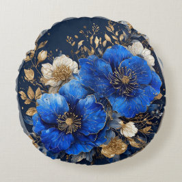 Elegant bloemwerk rond kussen