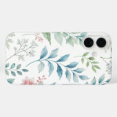 Elegant Bloom: Floral iPhone Case (Achterkant (horizontaal))