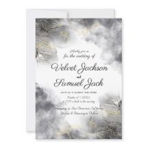 Elegant Blooms - Black Flower Border Wedding
