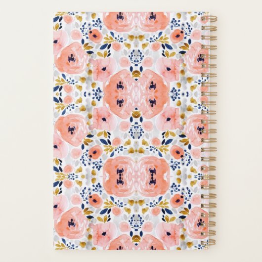 Elegant Blooms Planner (Achterkant)