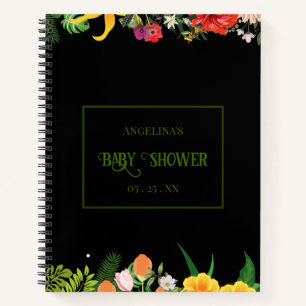 Elegant Blossom Baby shower Geschenklijst Notitieb Notitieboek