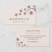 Elegant Blossom Pink Chic Zen Visitekaartje (Voorkant / Achterkant)