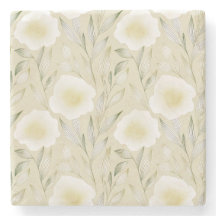 Elegant Blossoms Stone Onderzetter