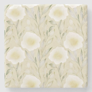 Elegant Blossoms Stone Onderzetter