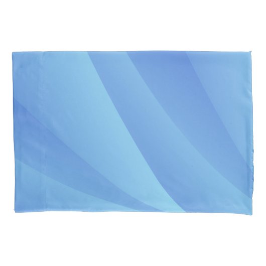 Elegant Blue Abstract Geometrische achtergrond | Kussensloop (Voorkant-Links)