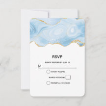 Elegant Blue and Gold Agate Border