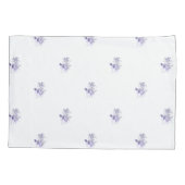 Elegant Blue Antiek Dog Print Kussensloop (Achterkant)
