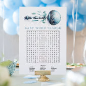 Elegant Blue Baby Rattle Boy Baby Word Search Kaar Kaart