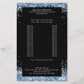 Elegant Blue, beide zijden brochure (Achterkant)