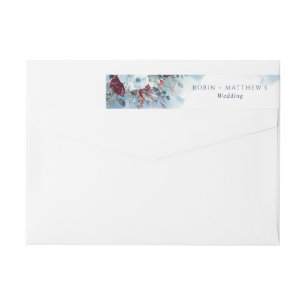 Elegant Blue, Bourgogne en Paarse Floral, bruiloft