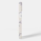 Elegant Blue Bow Pattern Case-Mate iPhone Case (Achterkant / Rechts)