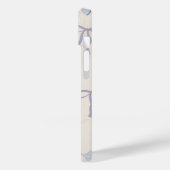 Elegant Blue Bow Pattern Case-Mate iPhone Case (Achterkant / Links)