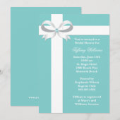 Elegant Blue Bridal Shower Kaart (Voorkant / Achterkant)