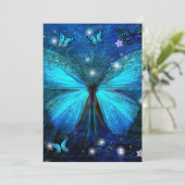 Elegant Blue Butterfly (Staand voorkant)