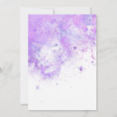 Elegant Blue Butterfly Baby shower Dank u kaart (Achterkant)