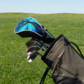 Elegant Blue Butterfly Golfheadcover (Insitu)