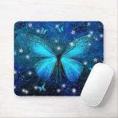 Elegant Blue Butterfly Muismat (Met muis)