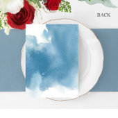 Elegant Blue Celestial Blooms, elke gebeurtenis Save The Date