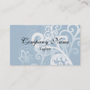 Elegant Blue Classic Design Visitekaartjes