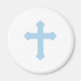 Elegant Blue Cross Magneet