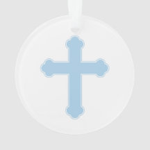 Elegant Blue Cross