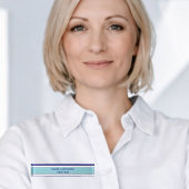 Elegant blue custom name naambordje