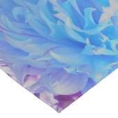 Elegant Blue Decorative Dahlia Flower Korte Tafelloper (Hoek)