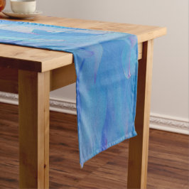 Elegant Blue Decorative Dahlia Flower Medium Tafelloper