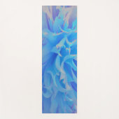 Elegant Blue Decorative Dahlia Flower Yogamat (Voorkant)