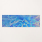 Elegant Blue Decorative Dahlia Flower Yogamat (Voorkant (horizontaal))