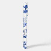 Elegant  Blue Deer Fox Country Toile Case-Mate iPhone Case (Achterkant / Rechts)