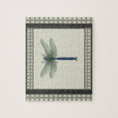 Elegant Blue Dragonfly Legpuzzel (Verticaal)