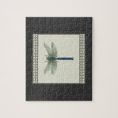 Elegant Blue Dragonfly Legpuzzel (Verticaal)