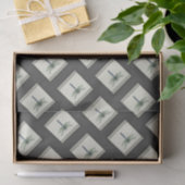 Elegant Blue Dragonfly Tissuepapier (Geschenk)