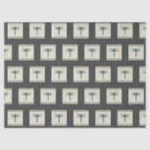 Elegant Blue Dragonfly Tissuepapier (Voorkant)