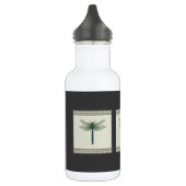 Elegant Blue Dragonfly Waterfles (Links)