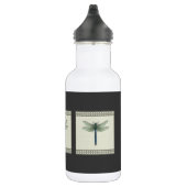 Elegant Blue Dragonfly Waterfles (Rechts)