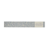 Elegant Blue en Beige Damask Pattern Wedding (Individueel)