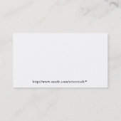 Elegant Blue en Gold Business Card-template Visitekaartje (Achterkant)