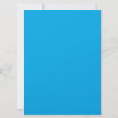 Elegant Blue en Golden Royal Invitation Kaart (Achterkant)