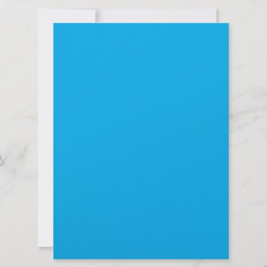 Elegant Blue en Golden Royal Invitation Kaart (Achterkant)