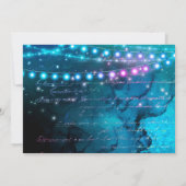 Elegant Blue en Paarse Mermaid Baubles Birthday Kaart (Achterkant)