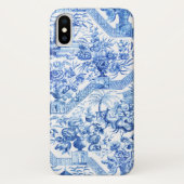 Elegant  Blue en White Chinoiserie Case-Mate iPhone Case (Achterkant)