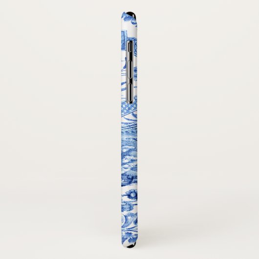 Elegant  Blue en White Chinoiserie Case-Mate iPhone Case (Achterkant/links)