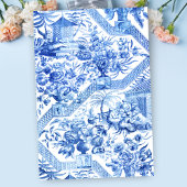 Elegant  Blue en White Chinoiserie Tissuepapier